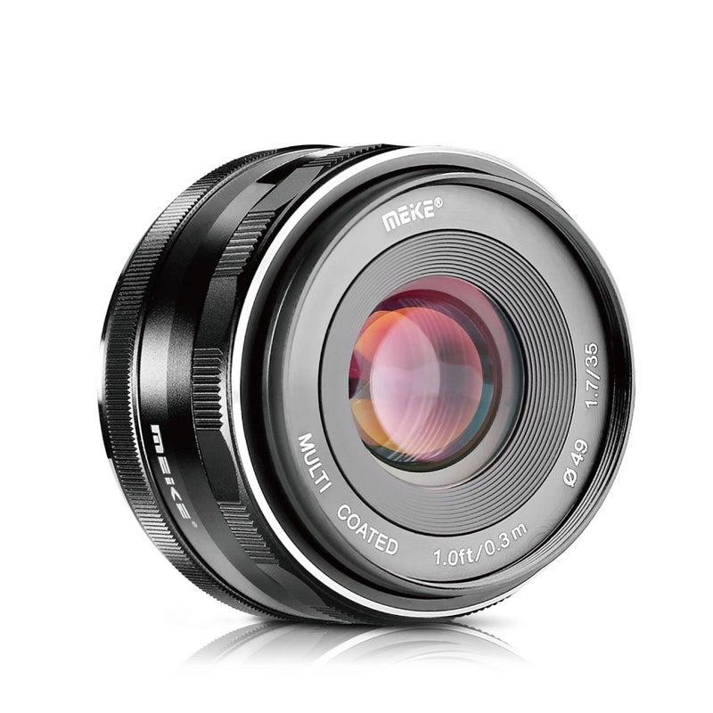 Meike 35mm f1.7 Large Aperture Manual Focus APSC Lens Compatible with Fujifilm X Mount Mirrorless Camera X-T3 X-H1 X-Pro2 X-E3 X-T1 X-T2 X-T4 X-T5 X-T10 X-T20 X-T200 X-A2 X-E2 X-E1 X30 X70 X-A1 - Image 3